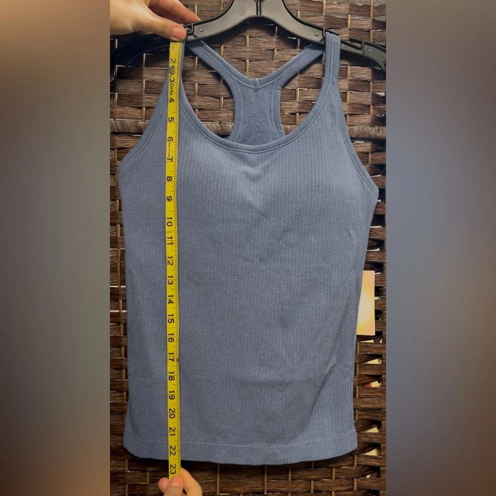Blue Racerback Tank - Picture 6 of 8